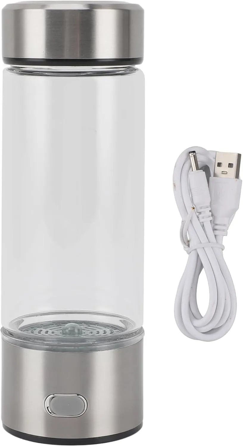 Hydrogen Water Bottle, Portable Hydrogen Water Generator Ionizer Machine Cup for Travel