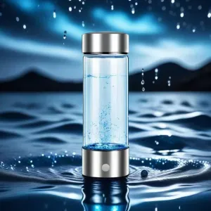 Hydrogen Water Bottle, Portable Hydrogen Water Generator with SPE/PEM Electrolysis Technology, Rechargeable 420ml Hydro Rich Water Maker for Home, Office, and Travel