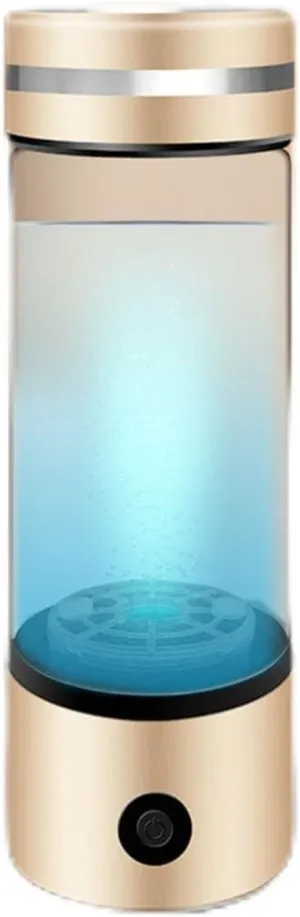 Hydrogen Water Bottle, Portable Water Bottle Generator with 3 Minute Quick Electrolysis, 1200 to 1400PPB Hydrogen Water for Home, Office, Daily Drinking