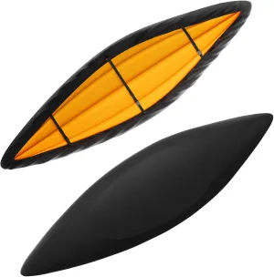 iBirdie Kayak Cover 9.5 to 10.4 Feet Waterproof Weatherproof 600D Heavy Duty Storage Cover for Outdoor and Indoor Kayak Cockpit Protection UV and Dust Resistant