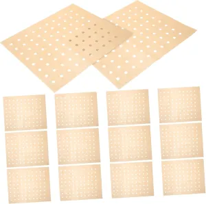 IMIKEYA Air Fryer Paper Sheets 100 Pack Non-stick Parchment Paper Baking Liner for Air Fryer Grilling Microwave
