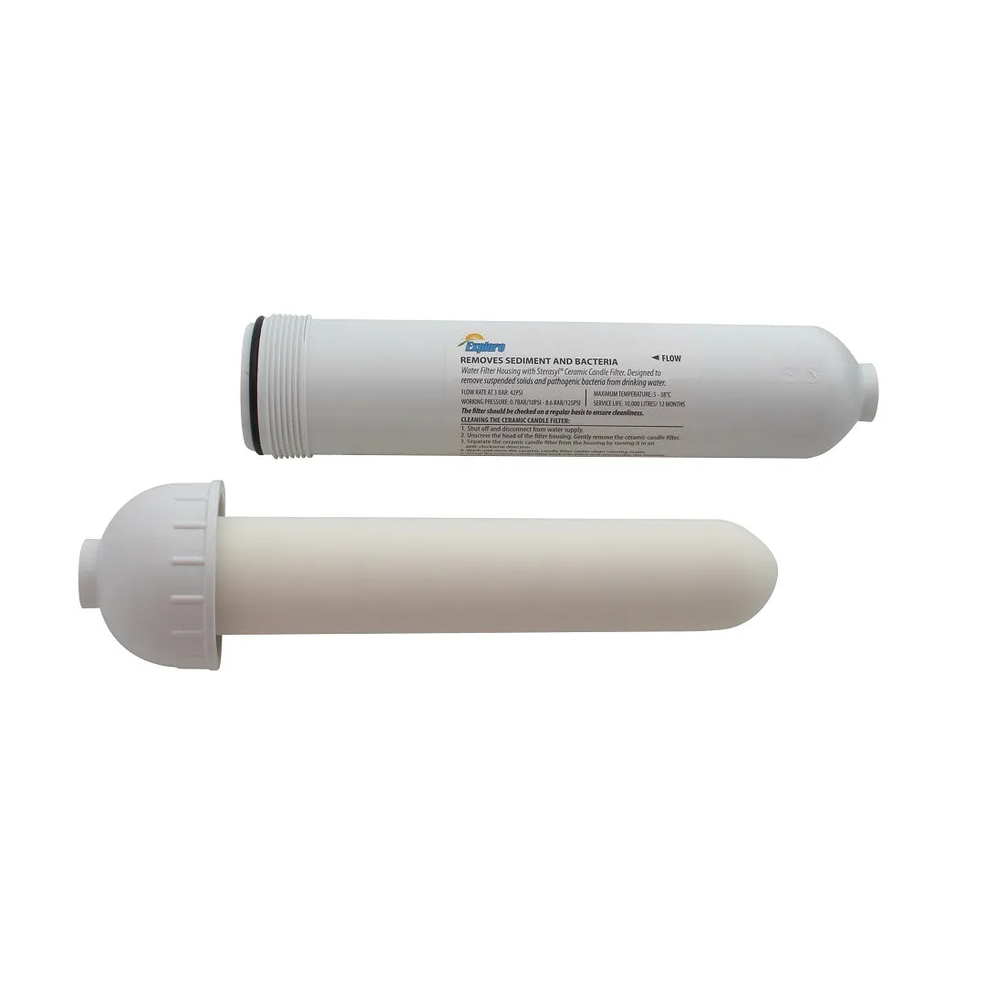 Inline Water Filter Housing