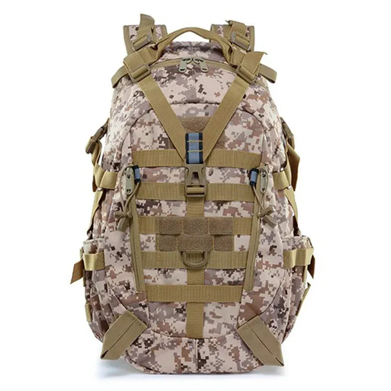 INOXTO 35L Military Tactical Backpack – Waterproof MOLLE Rucksack for Camping and Hiking