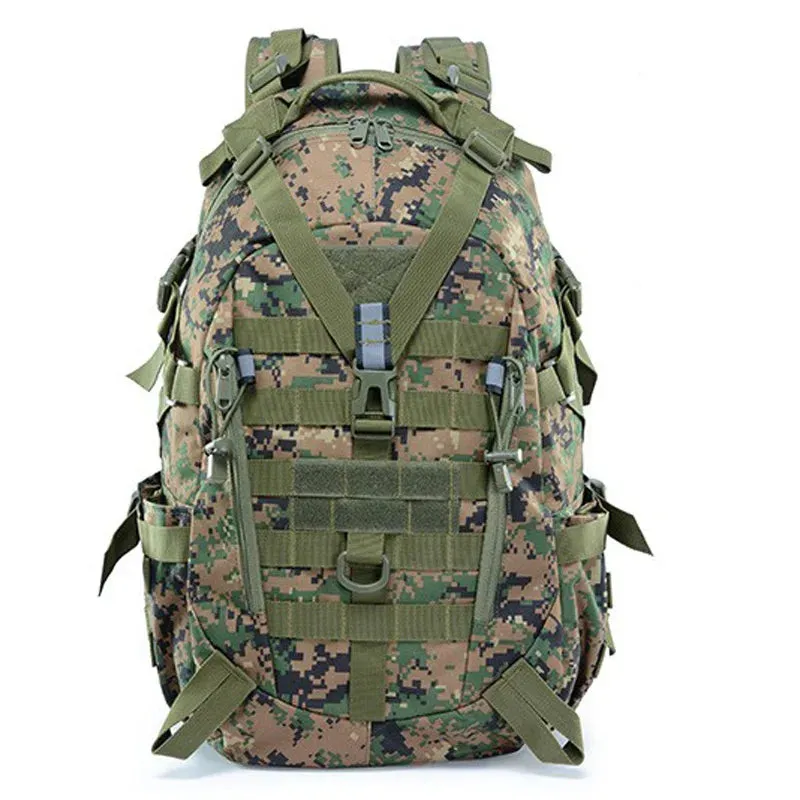 INOXTO 35L Military Tactical Backpack – Waterproof MOLLE Rucksack for Camping and Hiking