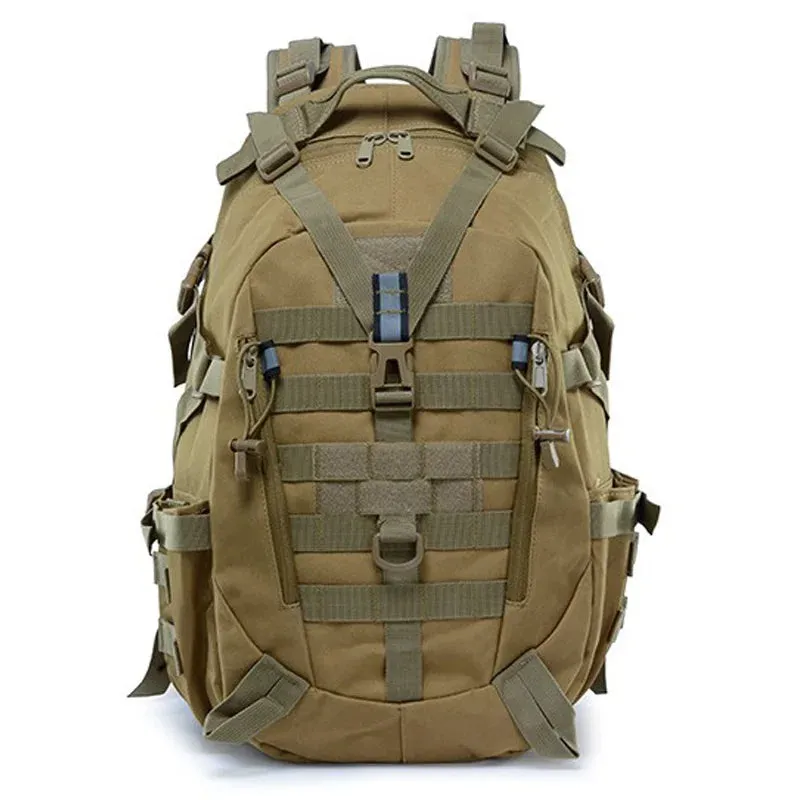 INOXTO 35L Military Tactical Backpack – Waterproof MOLLE Rucksack for Camping and Hiking