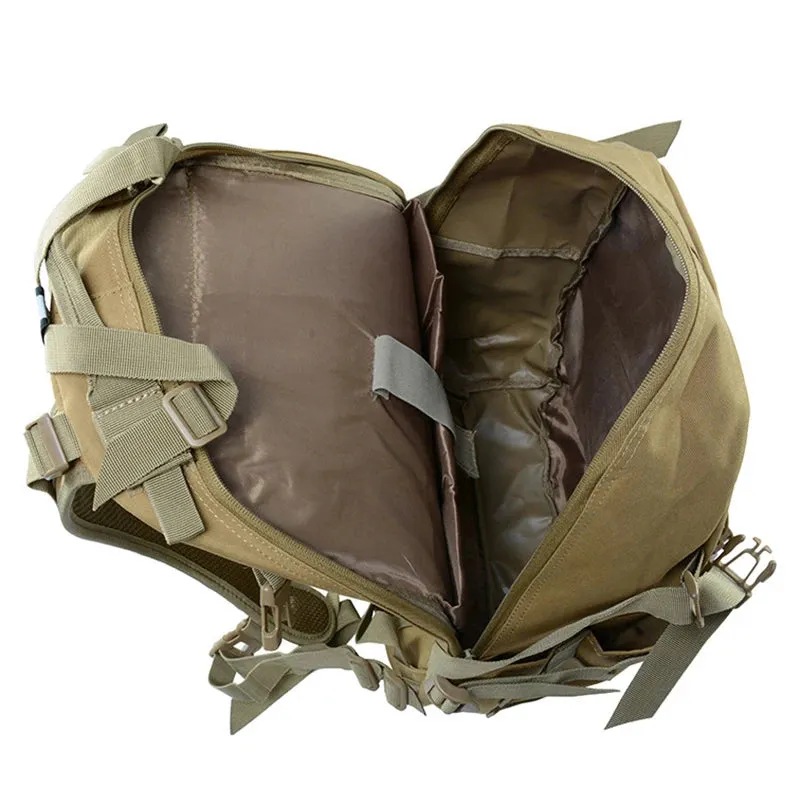INOXTO 35L Military Tactical Backpack – Waterproof MOLLE Rucksack for Camping and Hiking