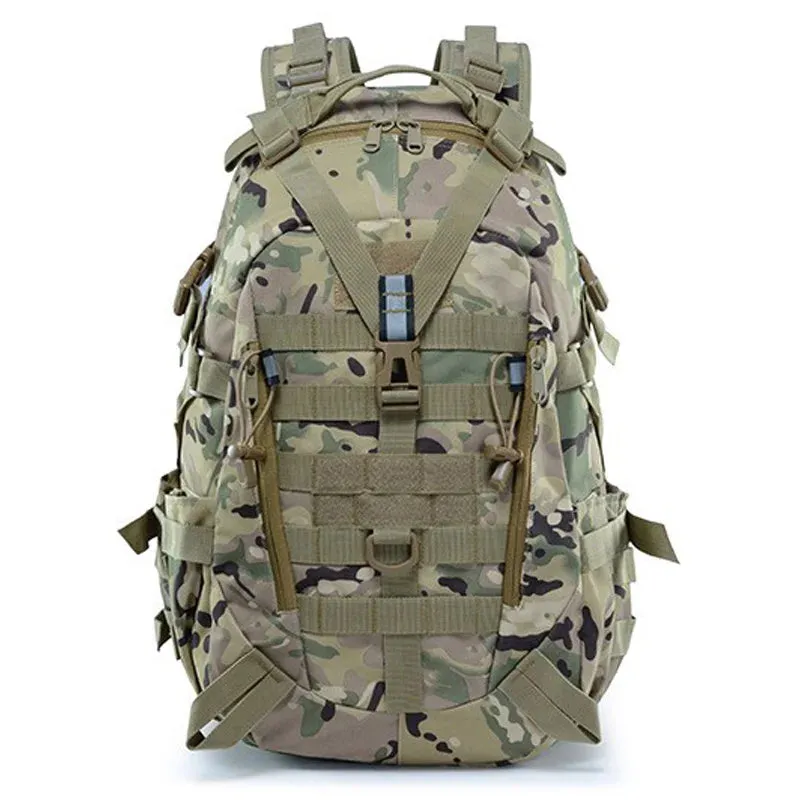 INOXTO 35L Military Tactical Backpack – Waterproof MOLLE Rucksack for Camping and Hiking