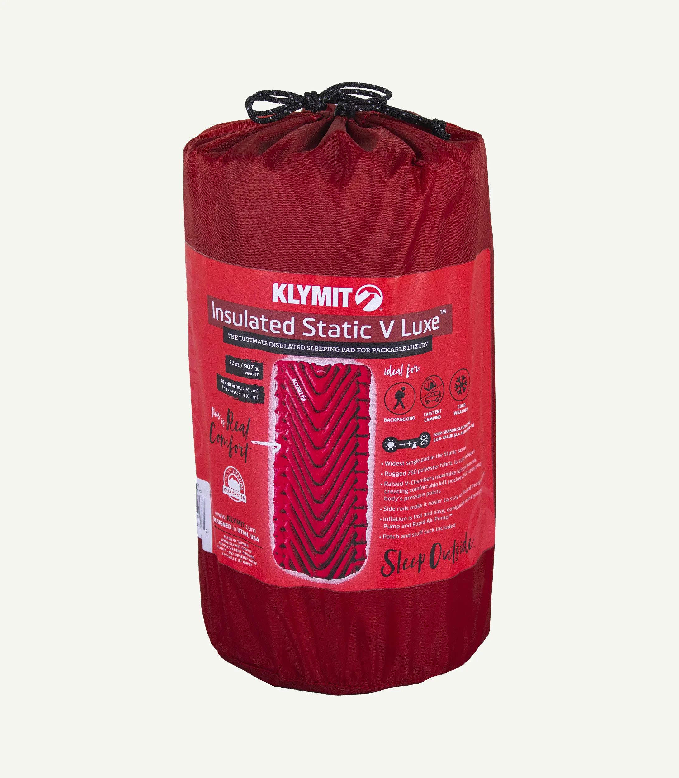 Insulated Static V Luxe™ Sleeping Pad