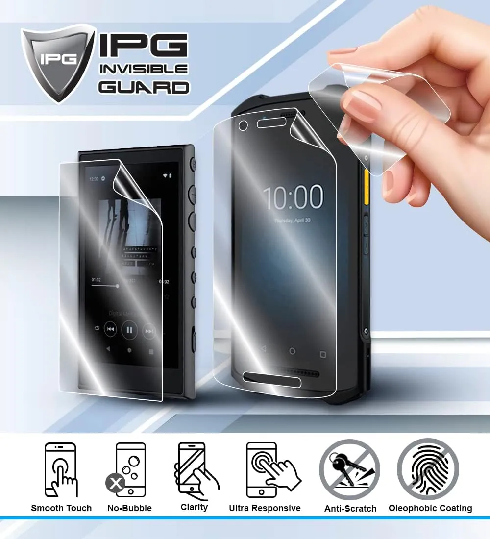 IPG Compatible with Honeywell CK3X - CK65 - CT30 XP - CT40 - CT45 - CT47 - CW45 Handheld Computer HydroGel Screen Protector 6 UNITS Invisible Guard Free Replacement HD Clear Bubble Free Protection (CT45-CT45 XP)