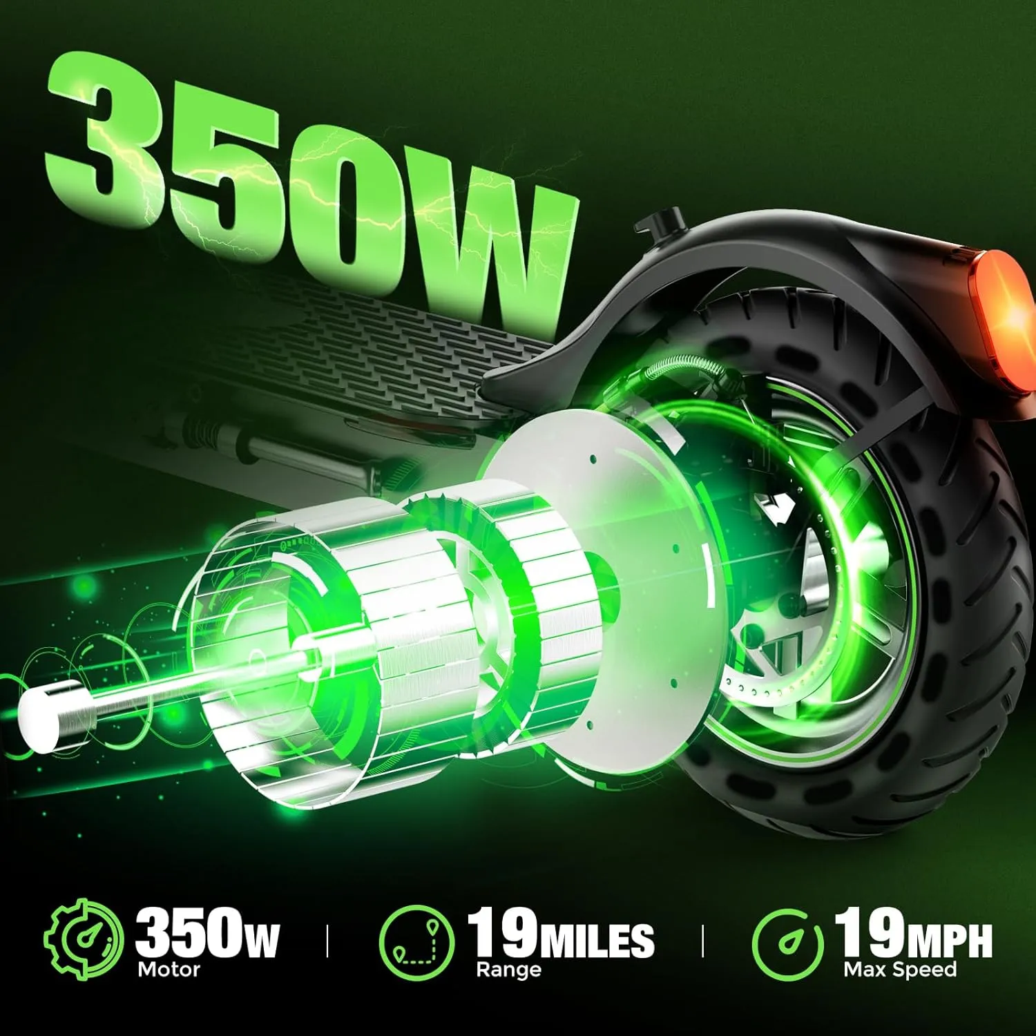 isinwheel Electric Scooter Adults, 38/22/19 Miles Long Range, 21/19MPH Max Speed, 750/500/350W Motor Escooter for Adults Commuting, Foldable E-Scooter with Turn Signal & Dual Shock Absorbers