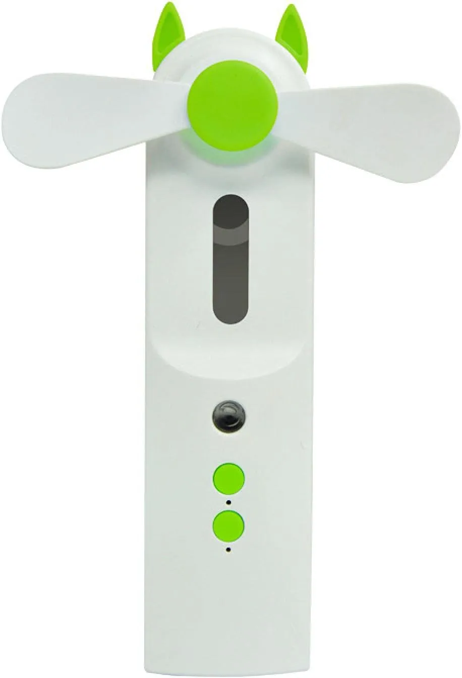 JZRH Nano Spray Fan Moisturizer Facial Moisturizing Beauty Sprayer Multifunctional Facial Steaming Device USB Mini Folding Fan Humidifier 2 in 1 Portable Waterreplenisherfangreen(roundkey)