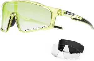KAPVOE Polarized Cycling Glasses Men Women Mountain Bike Glasses MTB Riding TR90 Sport Sunglasses Running Bicycle K76