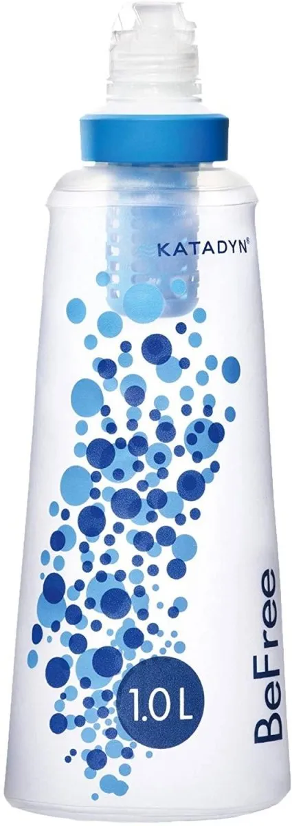 Katadyn BeFree Water Bottle Filter 1.0L Canteen purification Filtration system