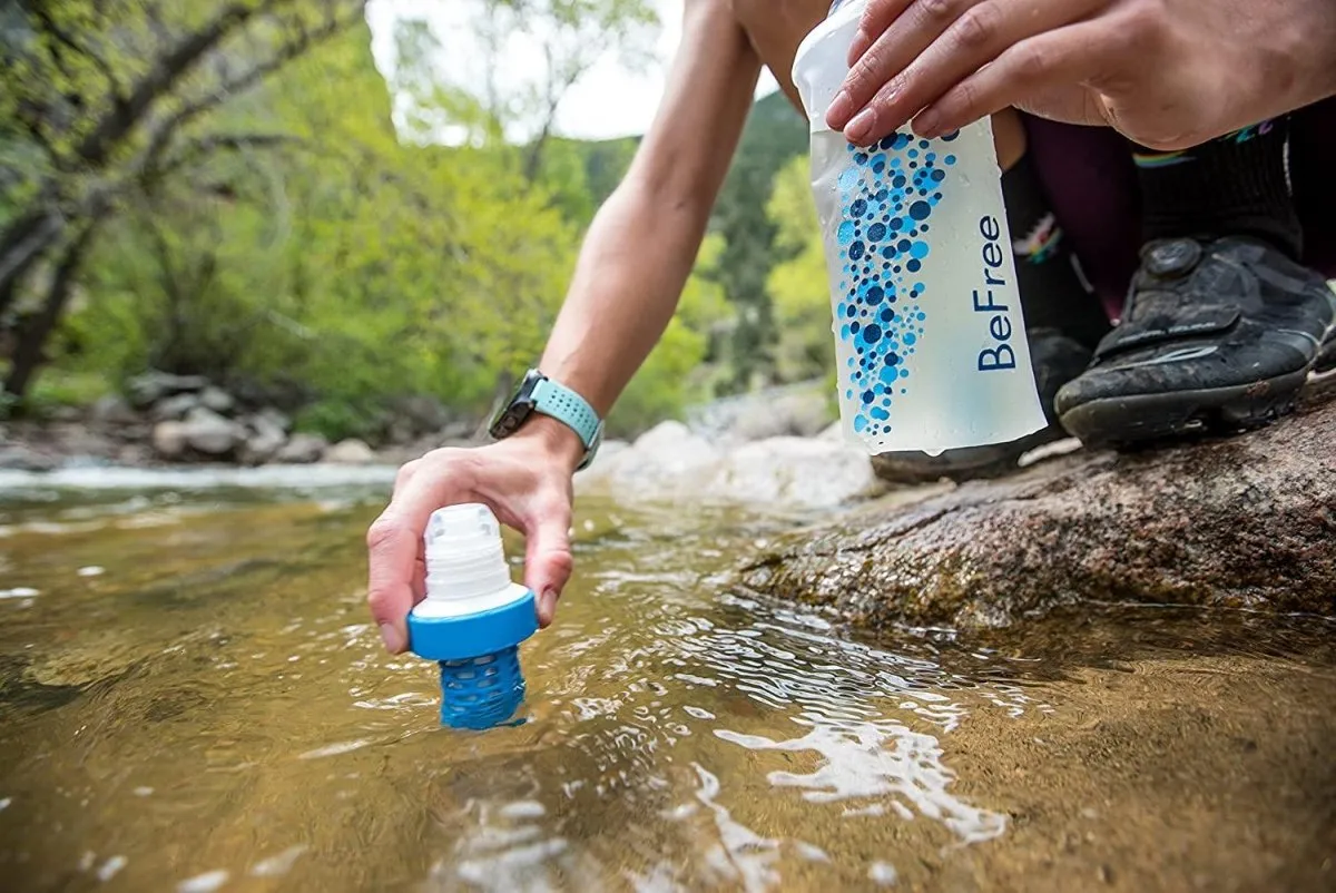 Katadyn BeFree Water Bottle Filter 1.0L Canteen purification Filtration system
