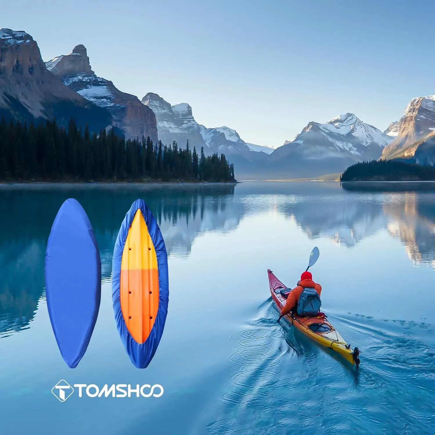 Kayak Cover Waterproof Kayak Canoe Cover Storage Dust Cover UV Protection Paddle Board Cover Fishing Boat Sunblock Shield for Outdoor Storage