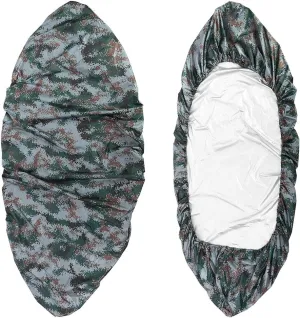 Kayak Storage Cover, 4.5m/14.8ft Sun Sunblock Canoe Storage Dust Cover for 3.6-4m/11.8-13.1ft Kayak Boat Indoor/Outdoor Storage (Digital Camouflage)