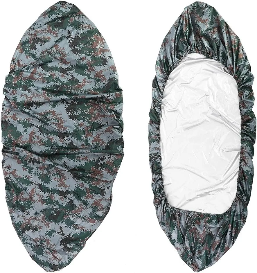 Kayak Storage Cover, 4.5m/14.8ft Sun Sunblock Canoe Storage Dust Cover for 3.6-4m/11.8-13.1ft Kayak Boat Indoor/Outdoor Storage (Digital Camouflage)