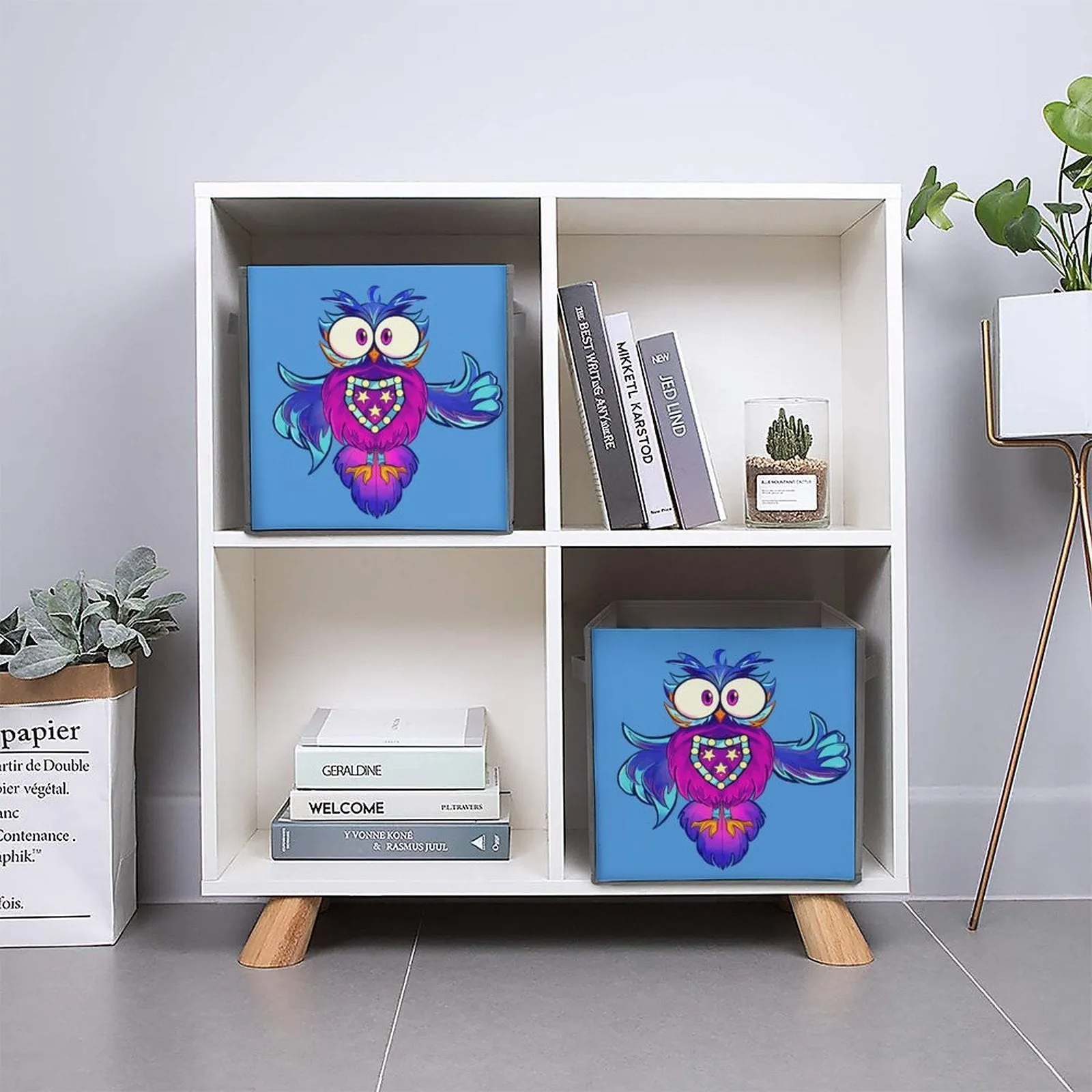 Keep it  Positive You got this Whoo! Folding Storage Bin