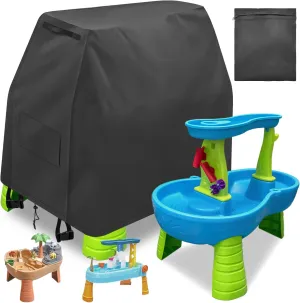 Kids Water Table Cover for Step2 Rain Showers Water Table Accessories, Outdoor Toys Waterproof Sunshade Dust Cover for Toddlers 1-3 Outdside Step 2 Watertable Toys for Kids Ages 3-5