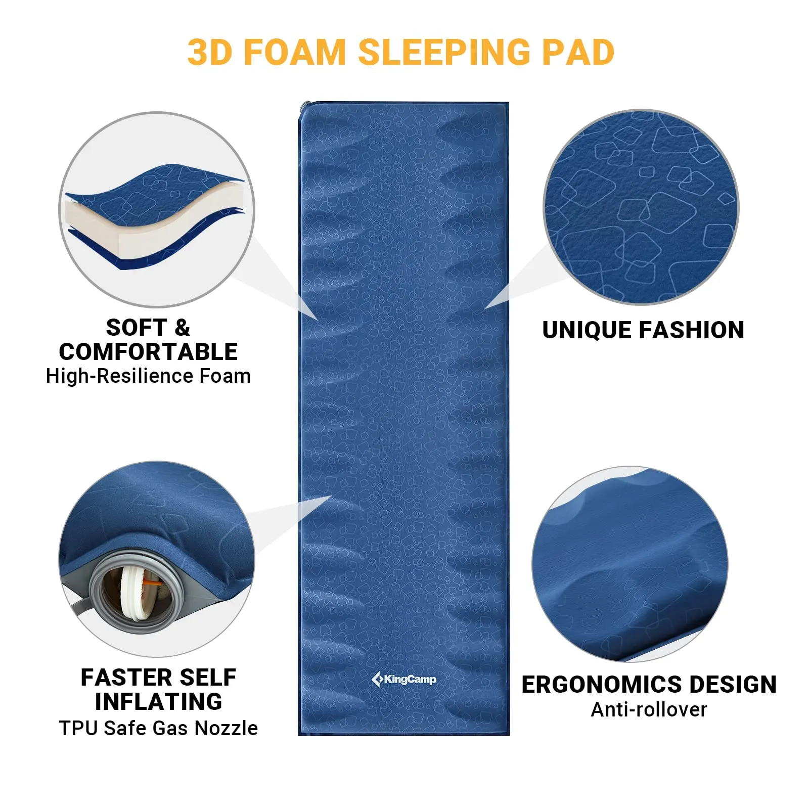 KingCamp PARADOX 5 Self-Inflating Sleeping Pad