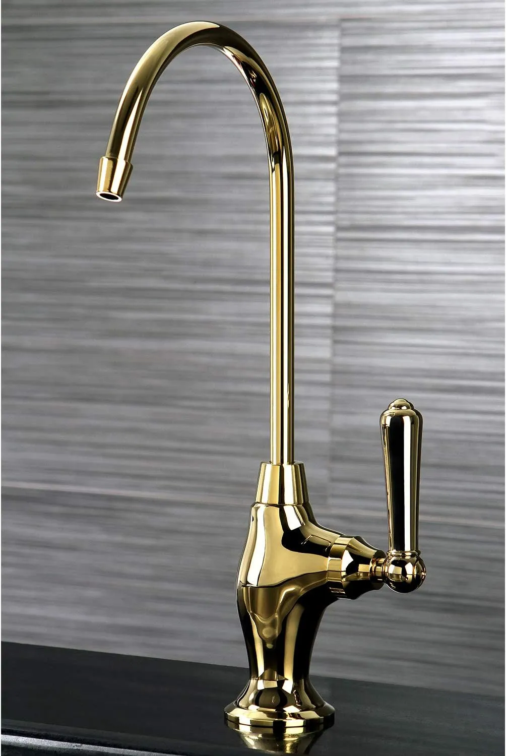 Kingston Brass KS3192NML Magellan Water Filtration Faucet, 4-5/8", Polished Brass
