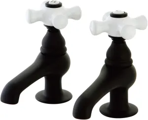 Kingston Brass KS3205PX Restoration Basin Tap Faucet, Oil Rubbed Bronze, 4.06 x 3.5 x 1.75