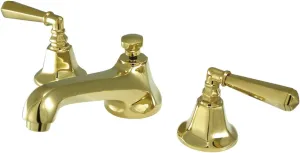 Kingston Brass KS4462HL Metropolitan 8-Inch Widespread Lavatory Faucet, Polished Brass