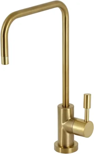 Kingston Brass KS6197DL Concord Single-Handle Water Filtration Faucet, 2" (L) x 5-7/8" (W) x 11-1/16" (H), Brushed Brass