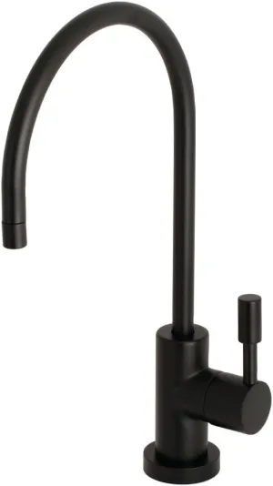 Kingston Brass KS8190DL Concord Water Filtration Faucet, 5-7/8" in Spout Reach, Matte Black