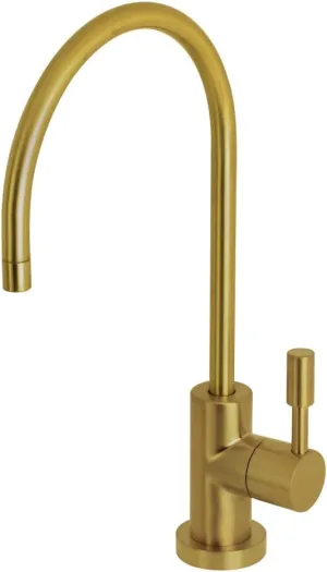 Kingston Brass KS8197DL Concord Single Handle Water Filtration Faucet, Brushed Brass