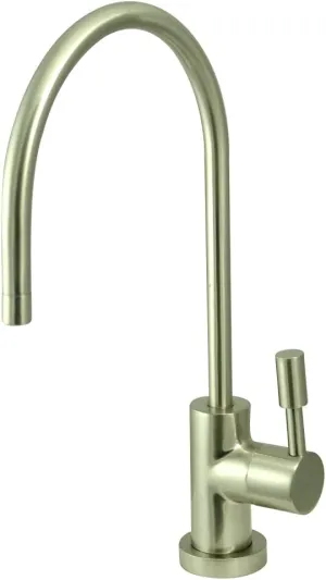 Kingston Brass KS8198DL Concord Water Filtration Faucet, 5-3/4" Spout Reach, Brushed Nickel