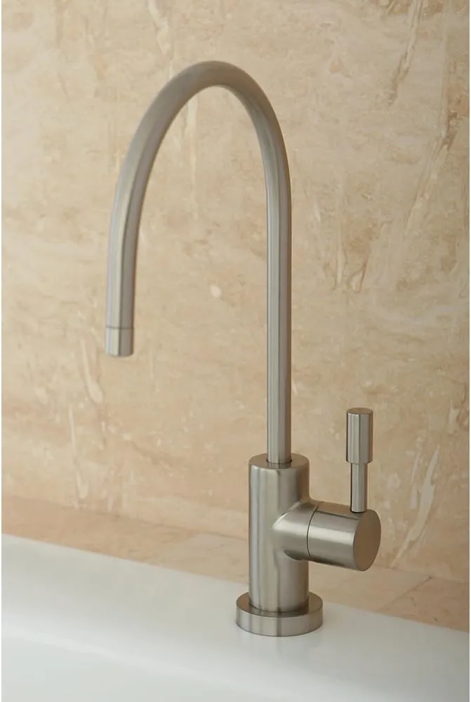 Kingston Brass KS8198DL Concord Water Filtration Faucet, 5-3/4" Spout Reach, Brushed Nickel