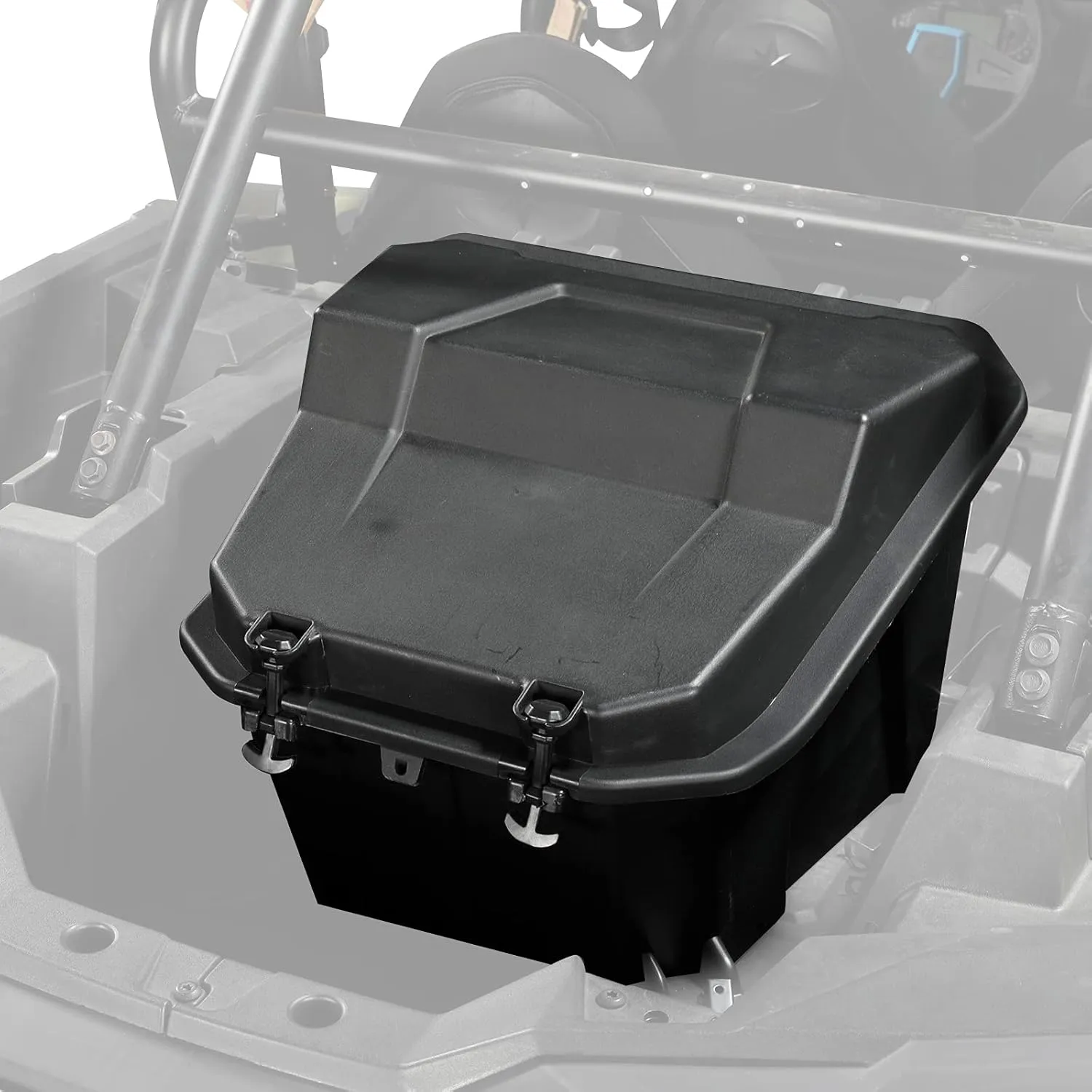 Kiwi Master Rear Cargo Box Compatible with 2014-2023 Polaris RZR XP 1000 900 Turbo Trail S Accessories Replace OEM # 2881193 Waterproof 69 QT Bed Storage Bin