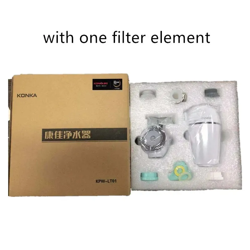 KONKA Tap Water Purifier Washable Ceramic Kitchen Faucet Percolator Water Filter Filtro Rust Bacteria Removal Replacement Filter