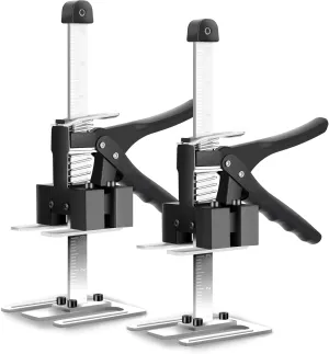 Labor Saving Arm Tool Jack, 2 Packs Effort Elevator Handheld Lift, Multi-Function Height Adjustment Lifting Device，Washing Machine Leveling, Precise Control Slow Descent