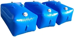 Large Capacity Water Storage Bag with Faucet, Foldable Garden Water Tank for Irrigation, Emergency, Rainwater Collection(350L(92gal))