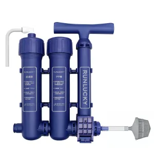 Large Portable Camping Water Filter - Emergency Water Purifier System - Distiller - Portable Filtration for Hiking, Camping