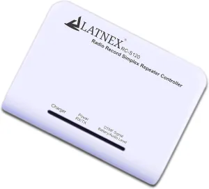 LATNEX RC-S120 Simplex Repeater Controller - DMR Crossband Repeater and Radio Voice Recorder Connects to Virtually Any UHF, VHF Handheld, Base, Two Way, Amateur Ham or Mobile Radio