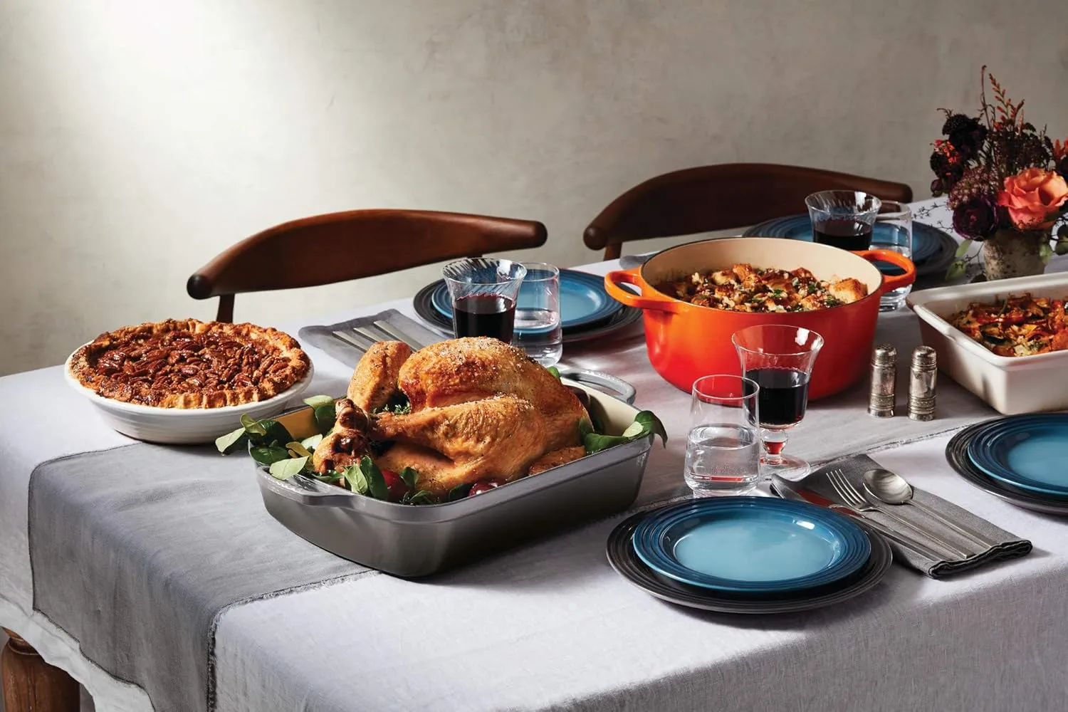 Le Creuset Stoneware Heritage Covered Rectangular Casserole, 4 qt. (12" x 9"), Meringue