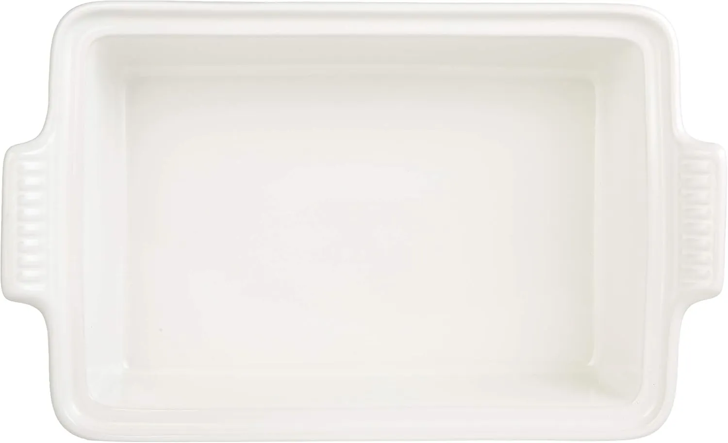 Le Creuset Stoneware Heritage Covered Rectangular Casserole, 4 qt. (12" x 9"), Meringue