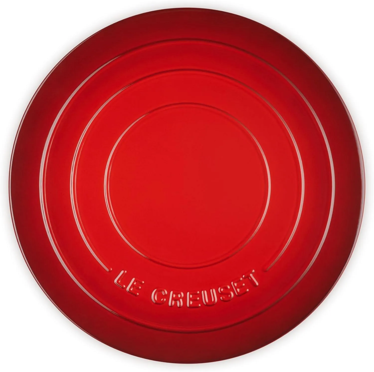 Le Creuset Stoneware Round Pizza Stone, 15 in., Cerise