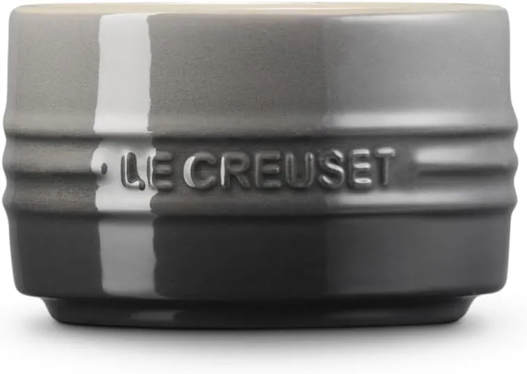 Le Creuset Stoneware Round Straight Wall Ramekin, 6.75oz., Oyster