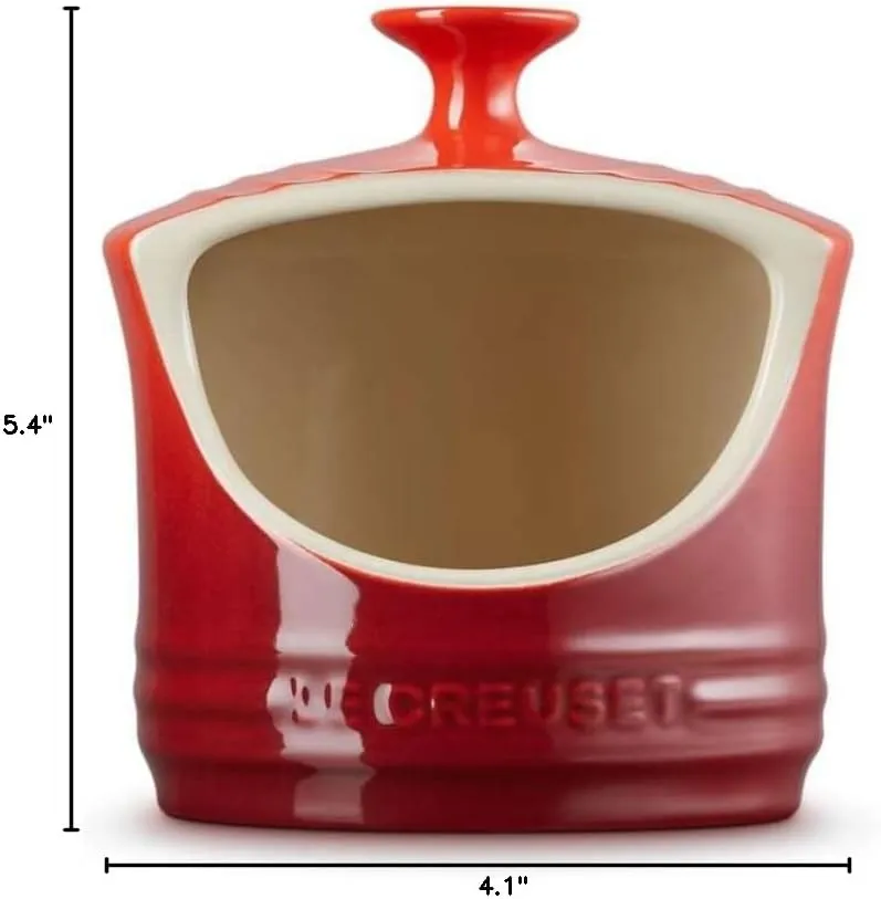 Le Creuset Stoneware Salt Crock, 10 oz., Cerise