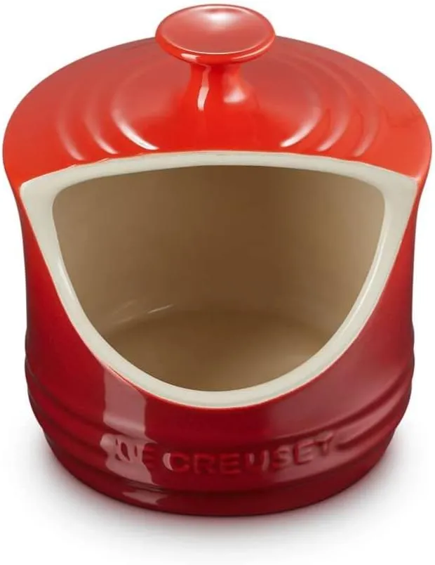Le Creuset Stoneware Salt Crock, 10 oz., Cerise