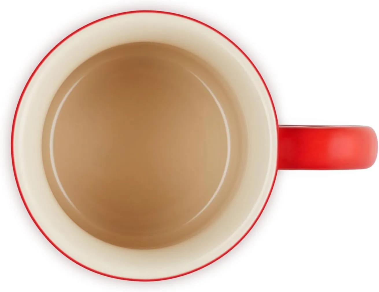Le Creuset Stoneware Vancouver Mug, 14 oz., Cerise
