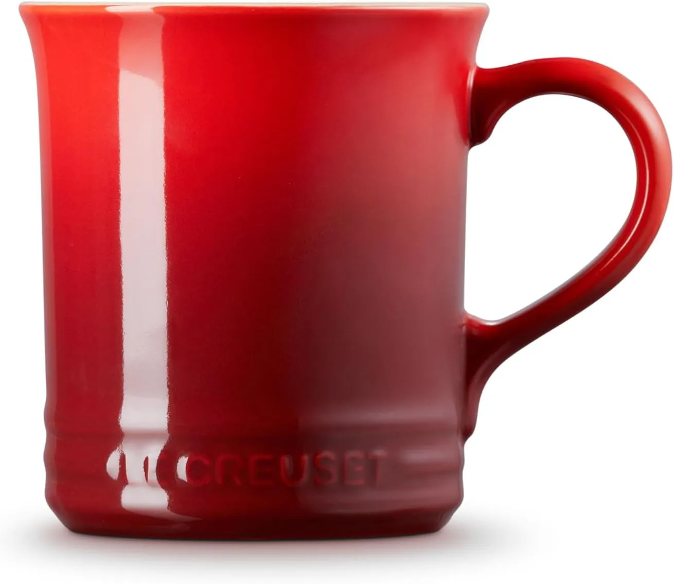 Le Creuset Stoneware Vancouver Mug, 14 oz., Cerise