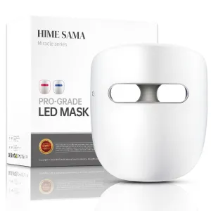 LED Face Mask, 8 Color LED Mask for Face Skin Care, FSA/HSA Eligible, Red Light Mask for Face, Infrared, Red & Blue Light Mask, Wrinkle Reduction, Wireless. (Miracle ACE RB-050)