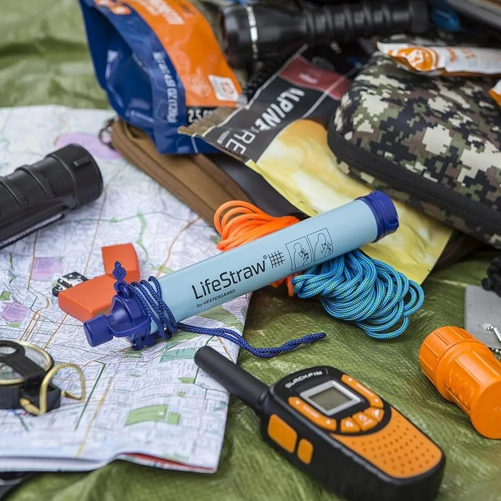 LifeStraw Personal Water Filter for Hiking, Camping, Travel, and Emergency Preparedness