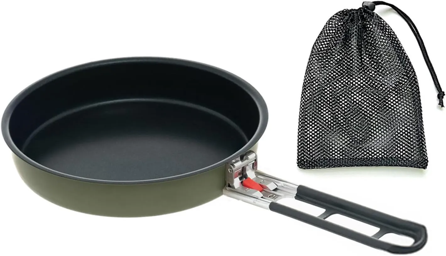 Lightweight Camping Pots Portable Outdoor Frying Pan Cookware Quick Heating Pot Outdoor Cooking Accessories