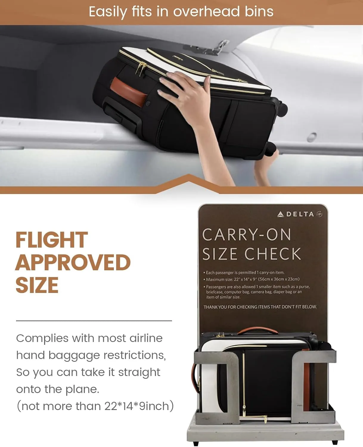 LOVEVOOK Carry On Luggage 22x14x9 Airline Approved, 20 Inch Softside Suitcases with Wheels, Lightweight Spinner Carry on Suitcase with TSA Lock, Water-Resistant Large Capacity Luggage for Travel